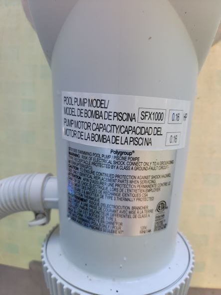 Replacement impeller for Intex SFX1000 Pool Pump