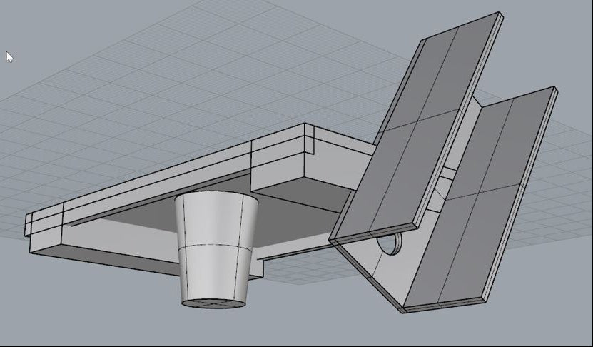 Mounting bracket for Logitech Gear Shifter (G923, G29, G920) on VEVOR Wheel Stand