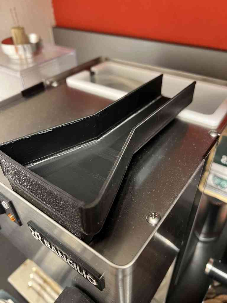 Extended Espresso Chute for Rancilio Silvia – Optimised Flow (190x38mm)