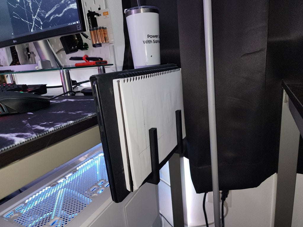 Samsung Galaxy Book 12 & Notebook Holder for SHW Home Office L-Shaped Corner Desk