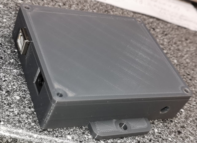 Arduino box with mounting flaps and lid for DM DIYMORE clone