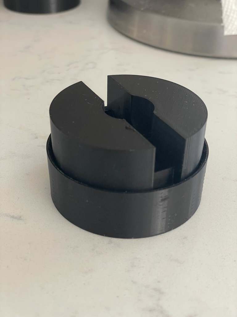Stable Portafilter Holder for Double Spouts and Even Tamping