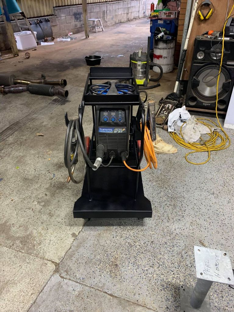 Cable holder for Welding Trolley