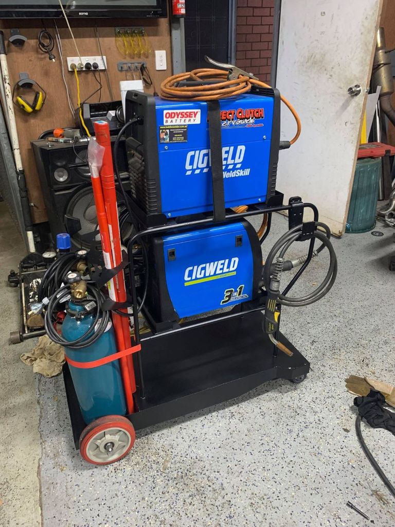 Cable holder for Welding Trolley