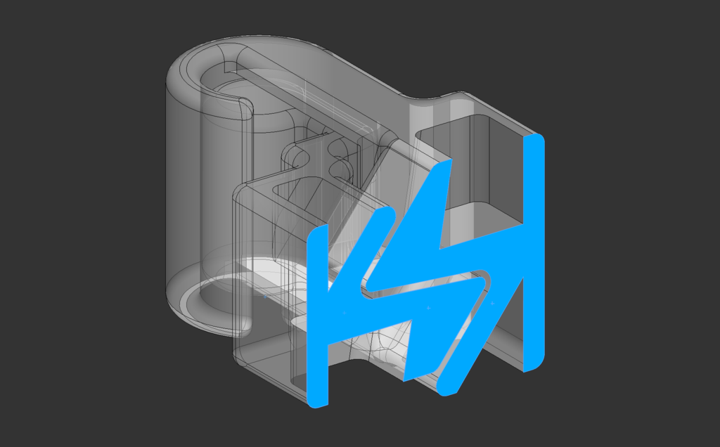 High strength bag clamp for 3D printing