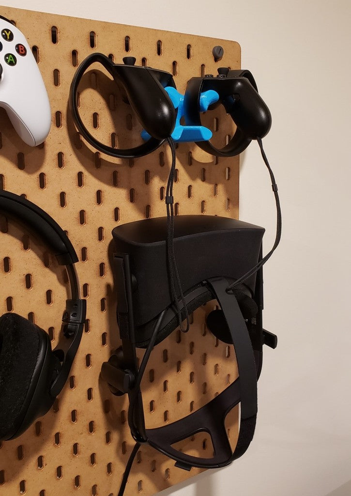 Wall mount for Oculus Rift S, Quest and CV1 for IKEA Skadis