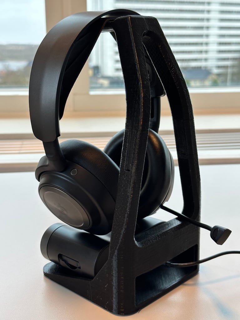 Headset stand for SteelSeries Arctis Pro Wireless (+Nova)