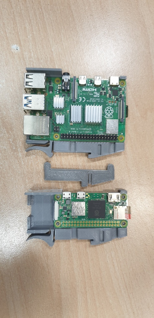 DIN Rail Mount for Raspberry Pi Zero/Zero 2