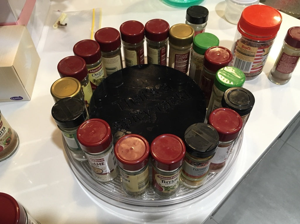 Elevated Spice Rack for Organisation