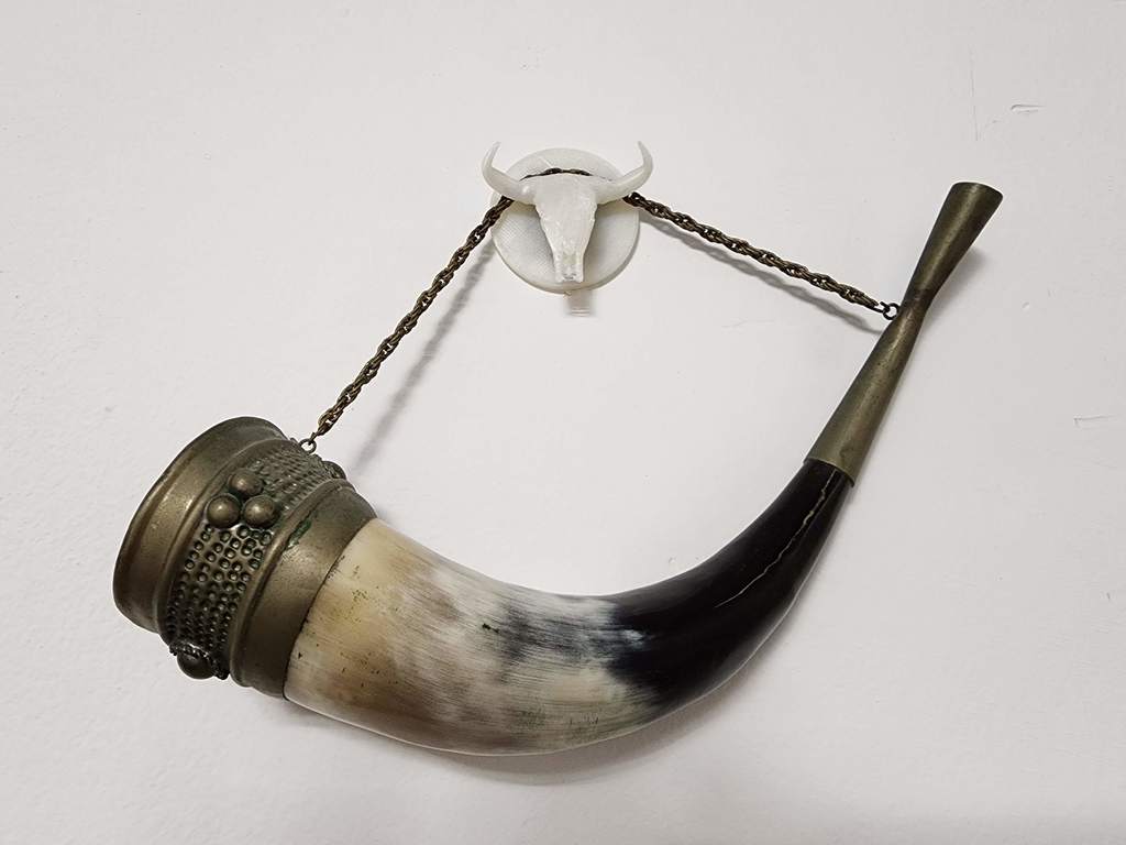 Bull Skull Wall Hook and Stand