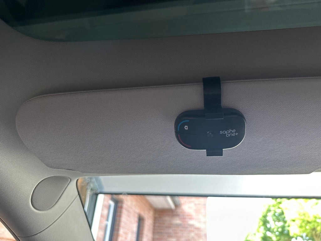 Saphe One+ mount for Tesla sunshade