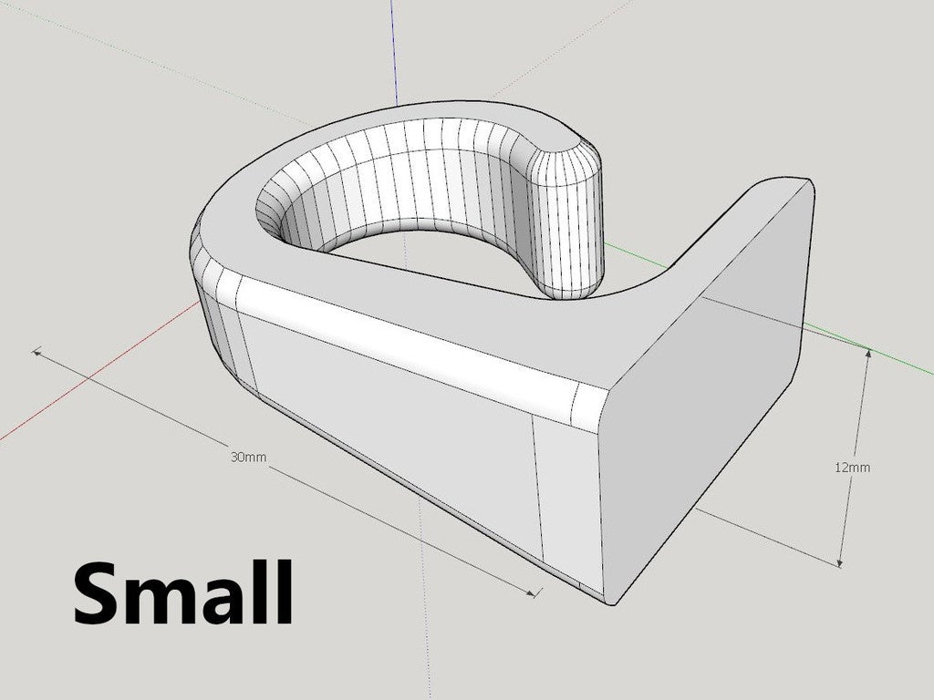 Cable Hook / Utility Hanger - To be mounted on the wall or under the desk