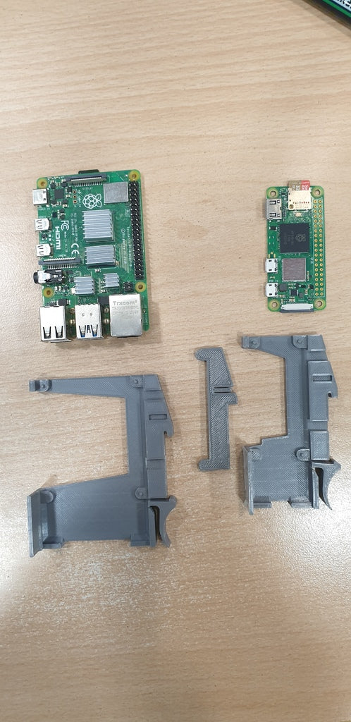 DIN Rail Mount for Raspberry Pi Zero/Zero 2