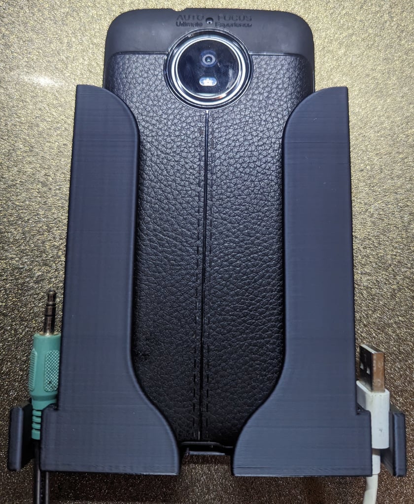 Universal Phone Wall Mount with Cable Organiser