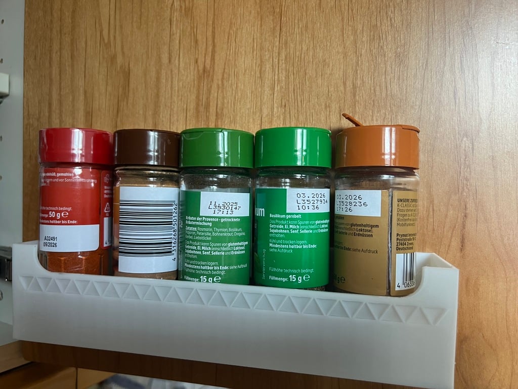 Spice Rack Drawer Organiser