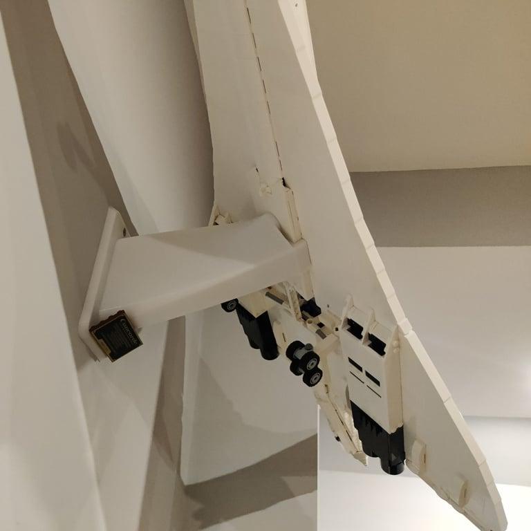 Wall mount for Lego Concorde Set 10318