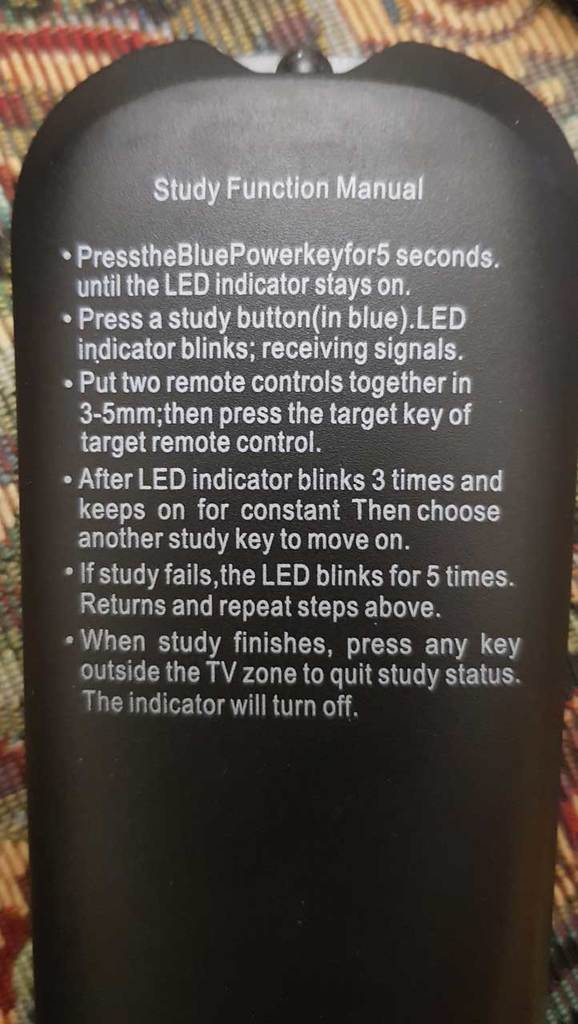 Replacement TV IPTV remote control