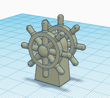 Movable D&D Boat Steering Wheel Helm