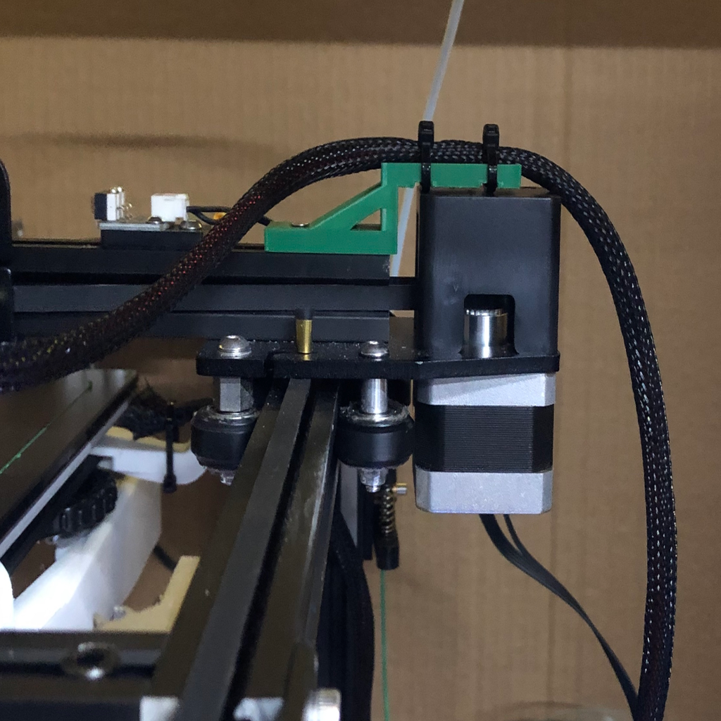 Ender 5 Hotend Cable Guide and Filament Holder