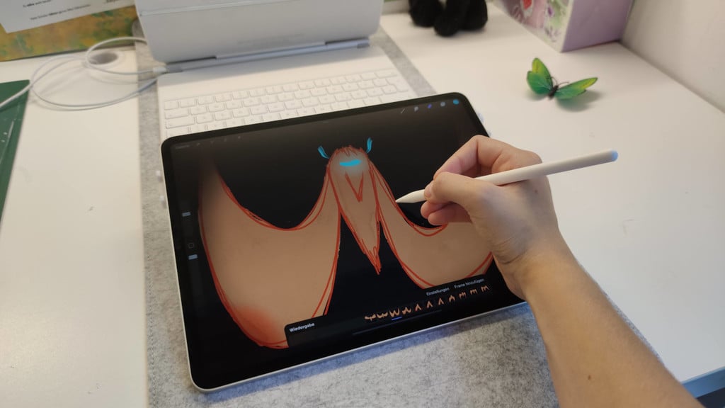 Drawing stand for iPad Pro 2021 (12.9') with Apple Pencil support