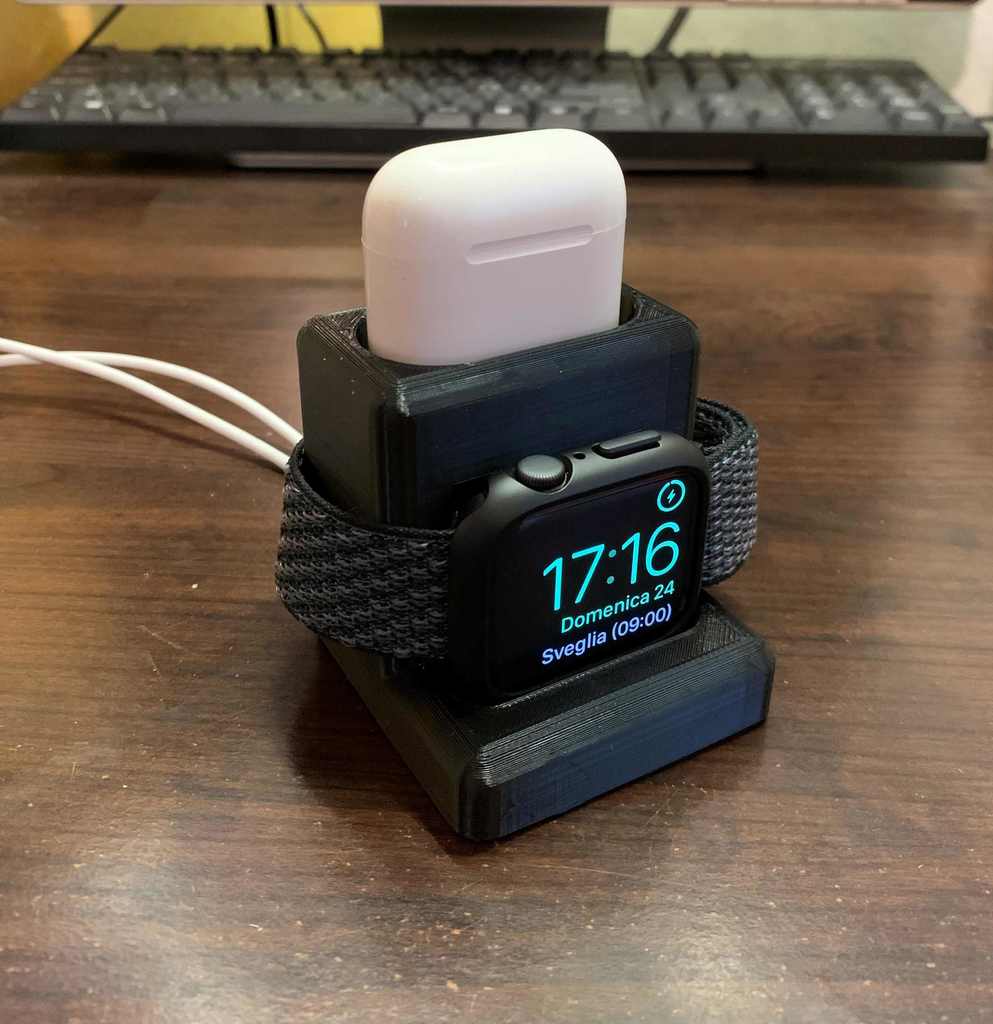Charging dock for Apple Watch SE/6 and AirPods 1/2