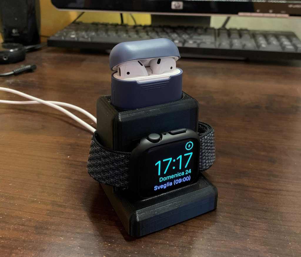 Charging dock for Apple Watch SE/6 and AirPods 1/2