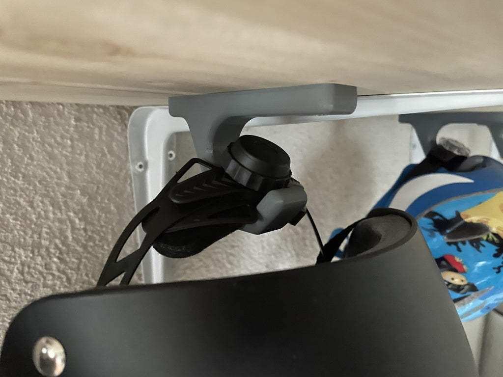 Wall-mounted Bicycle Helmet Holder - Universal Design