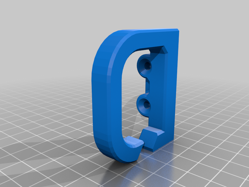 Simple cable holder / cable organiser
