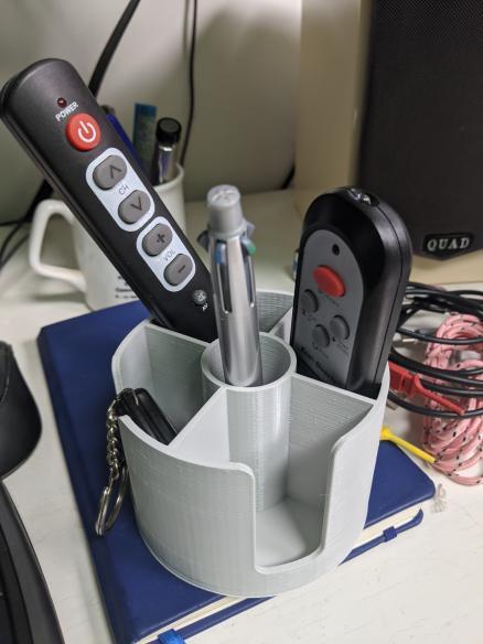 Elegant Organiser for Remote Controls and Pens