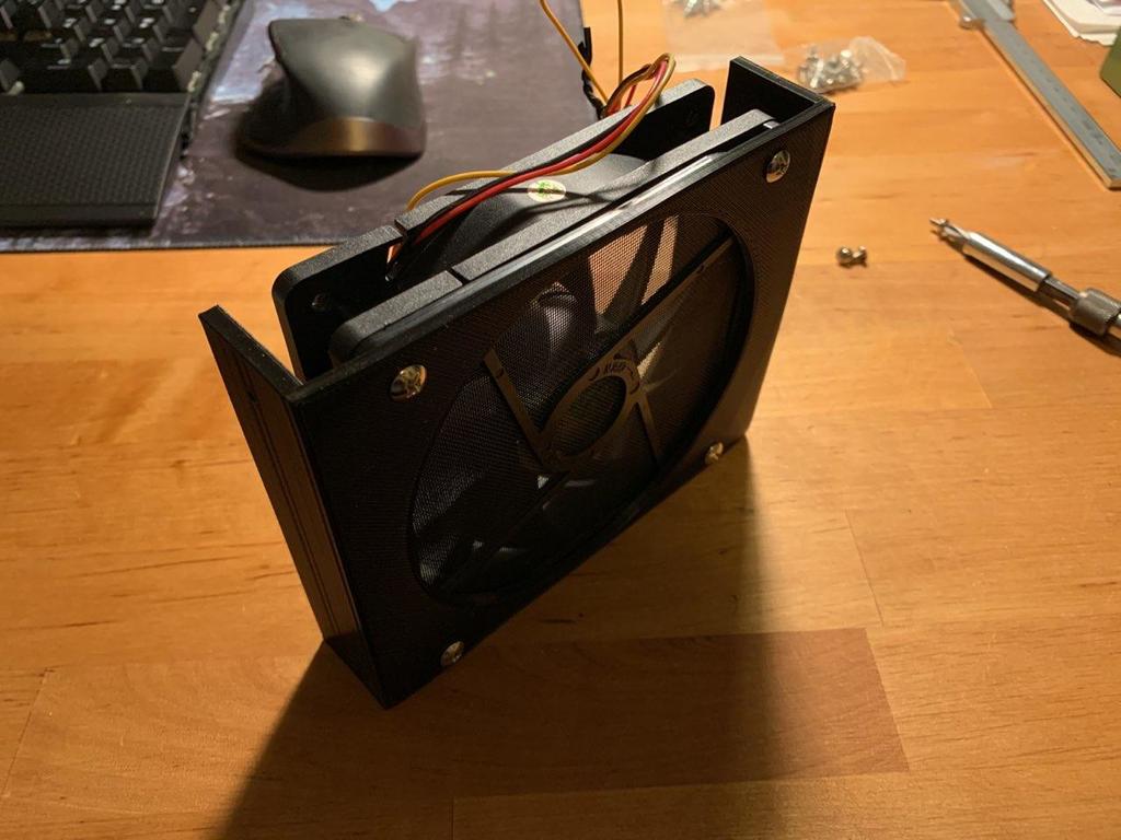 120mm 5.25 inch drive bay fan mount