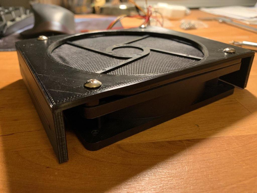 120mm 5.25 inch drive bay fan mount