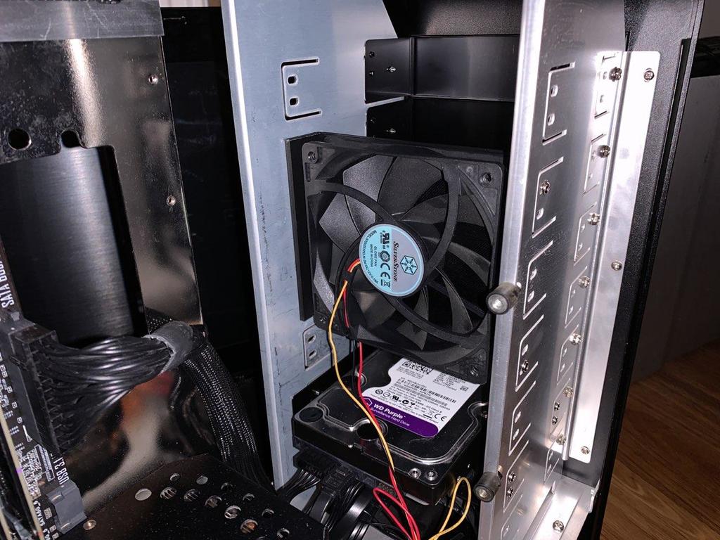 120mm 5.25 inch drive bay fan mount