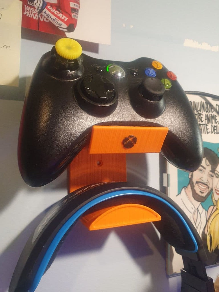 Controller and Headset Holder Wall Mount