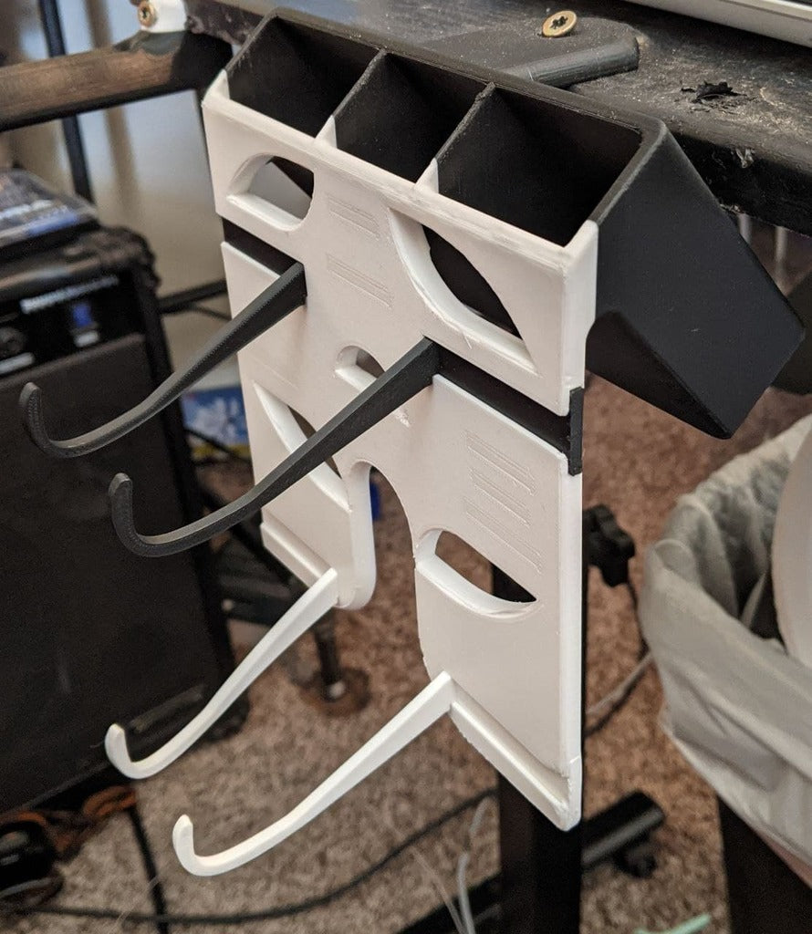 Bedside organiser V3 for Remote Controls and Controllers