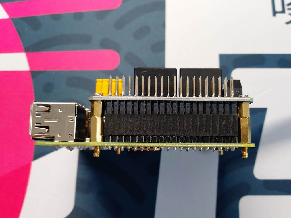 Raspberry Pi DIN rail mount for M2.5 Hex Stand-offs