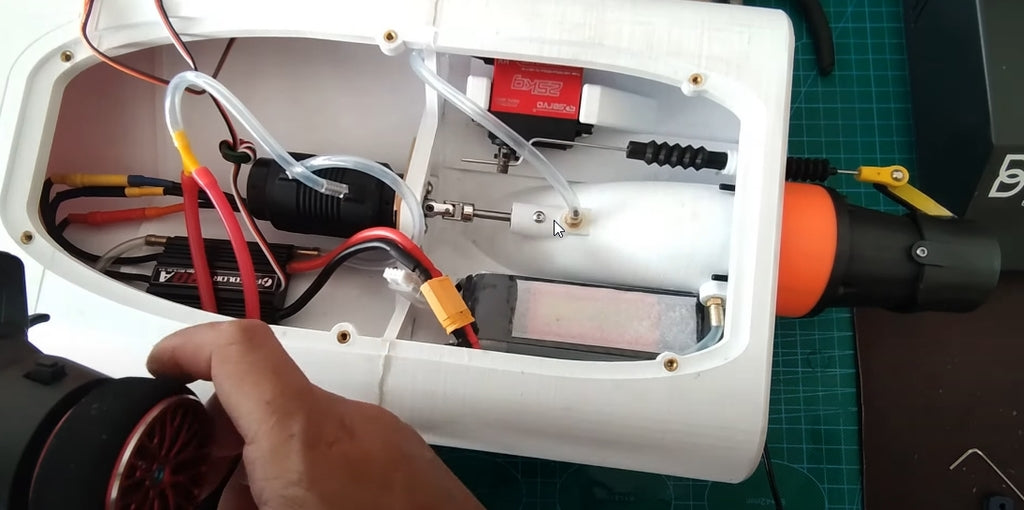 RC Boat with Water Jet