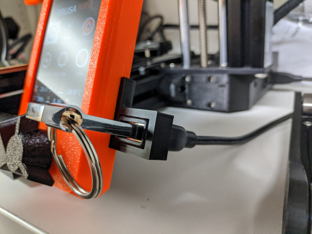 Prusa MINI USB cable holder