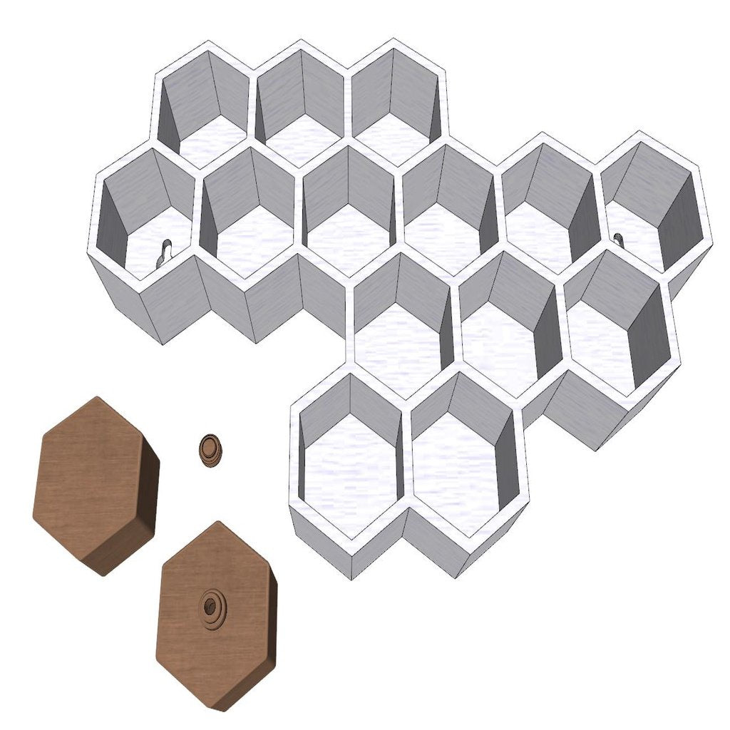 Honey Wall Mounted Key Holder