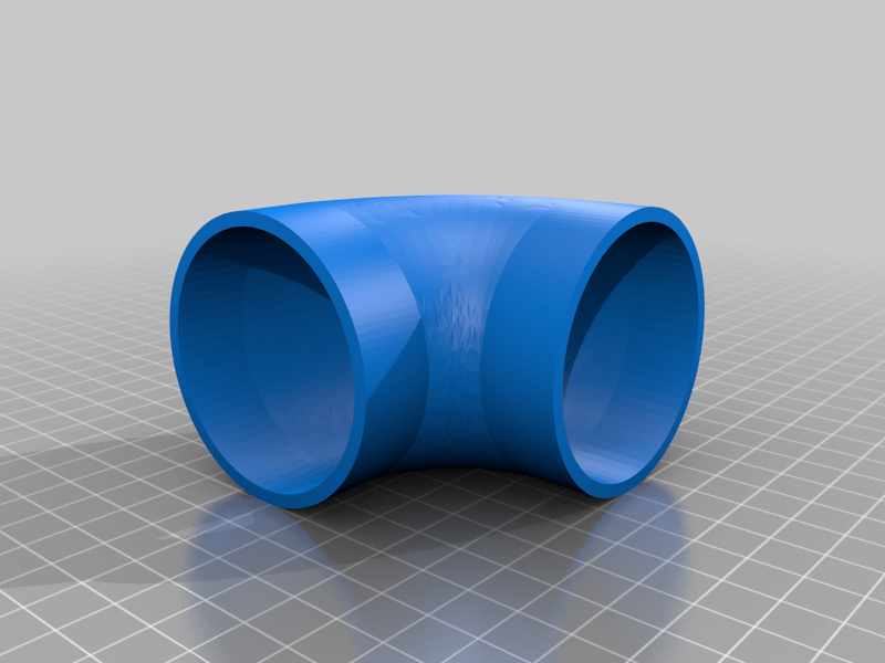 90-degree Bend for Central Vacuum System - Ø51 mm