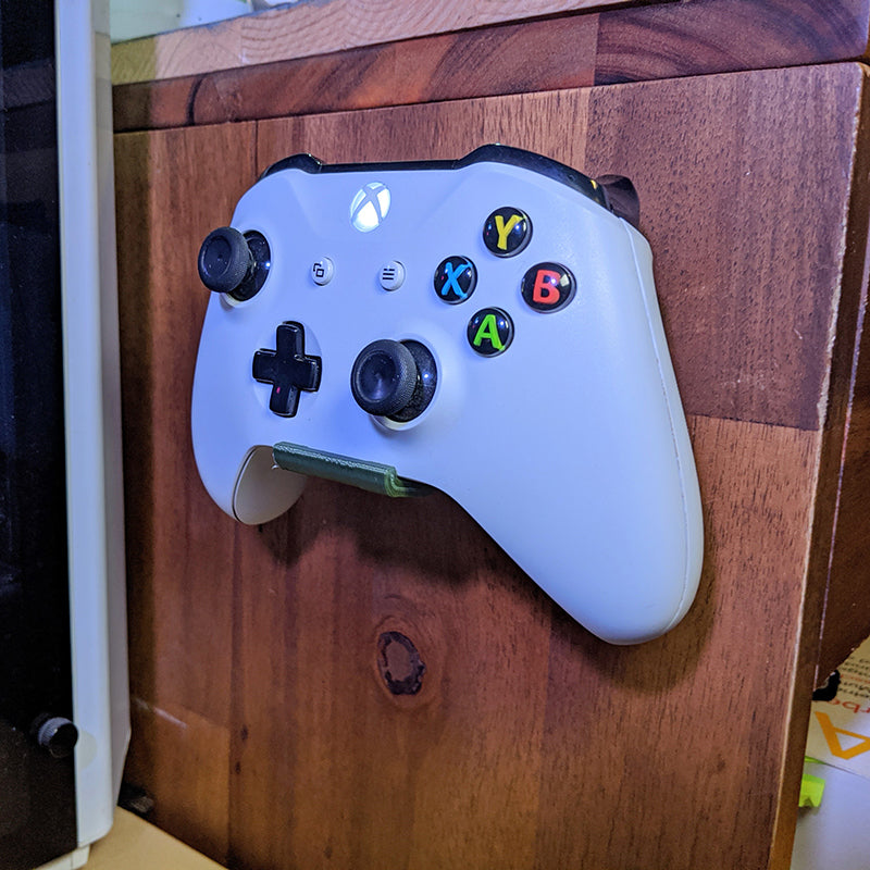 Wall mount for Xbox One S X-controller (for thicker battery pack)