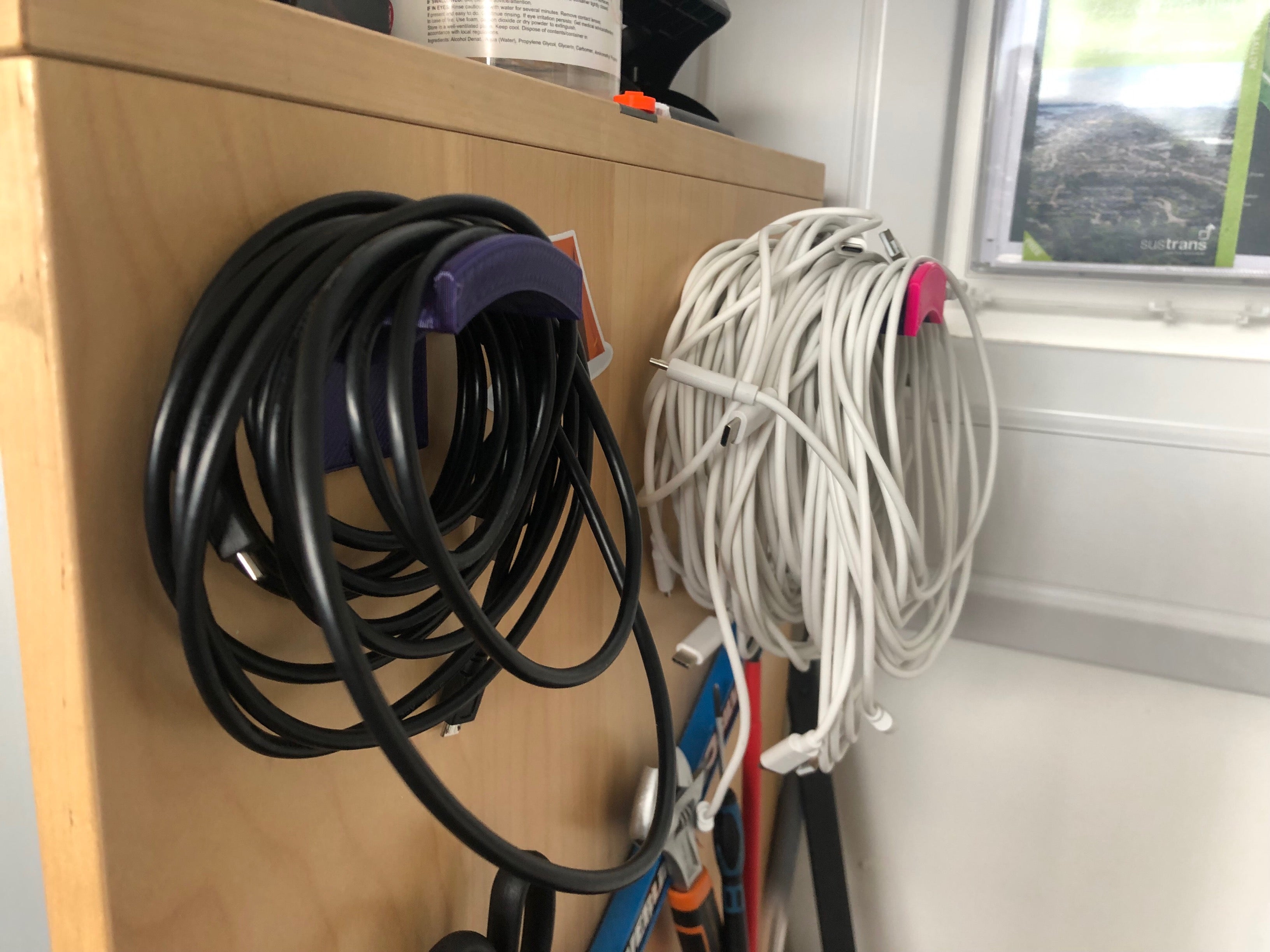 Practical cable holder