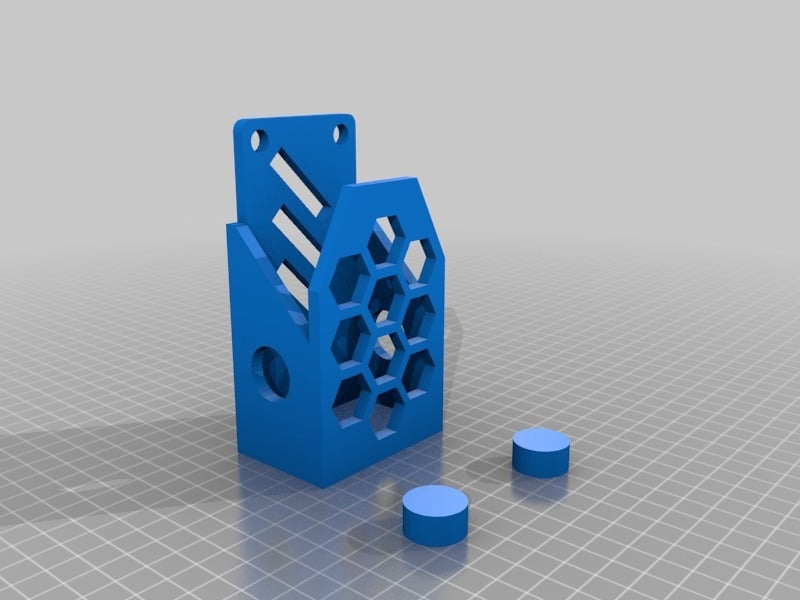 Modular wall-mounted remote control holder