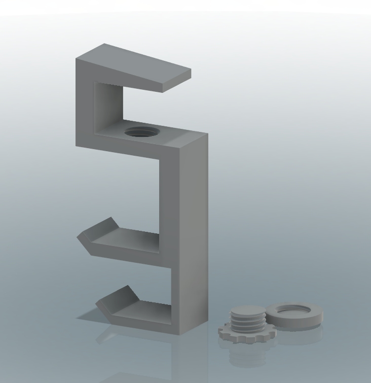 Parametric Headphone Holder for Desk