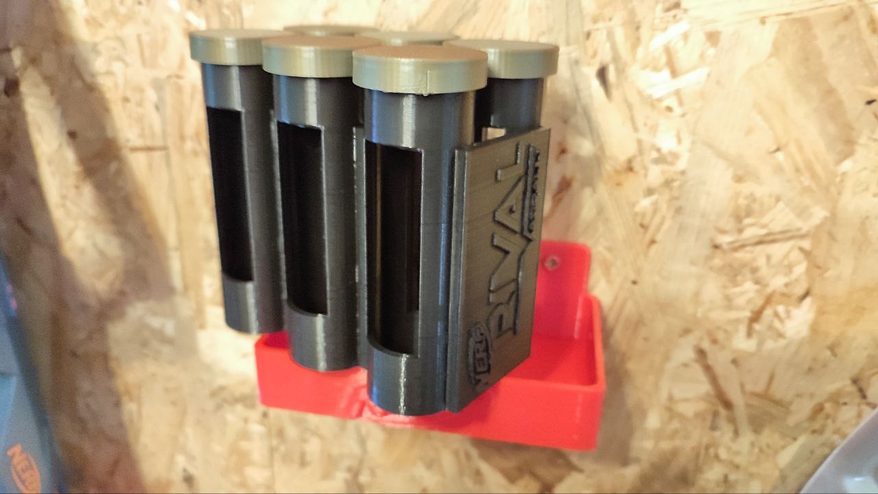 NERF Rival Ammunition Holder for Wall Mounting