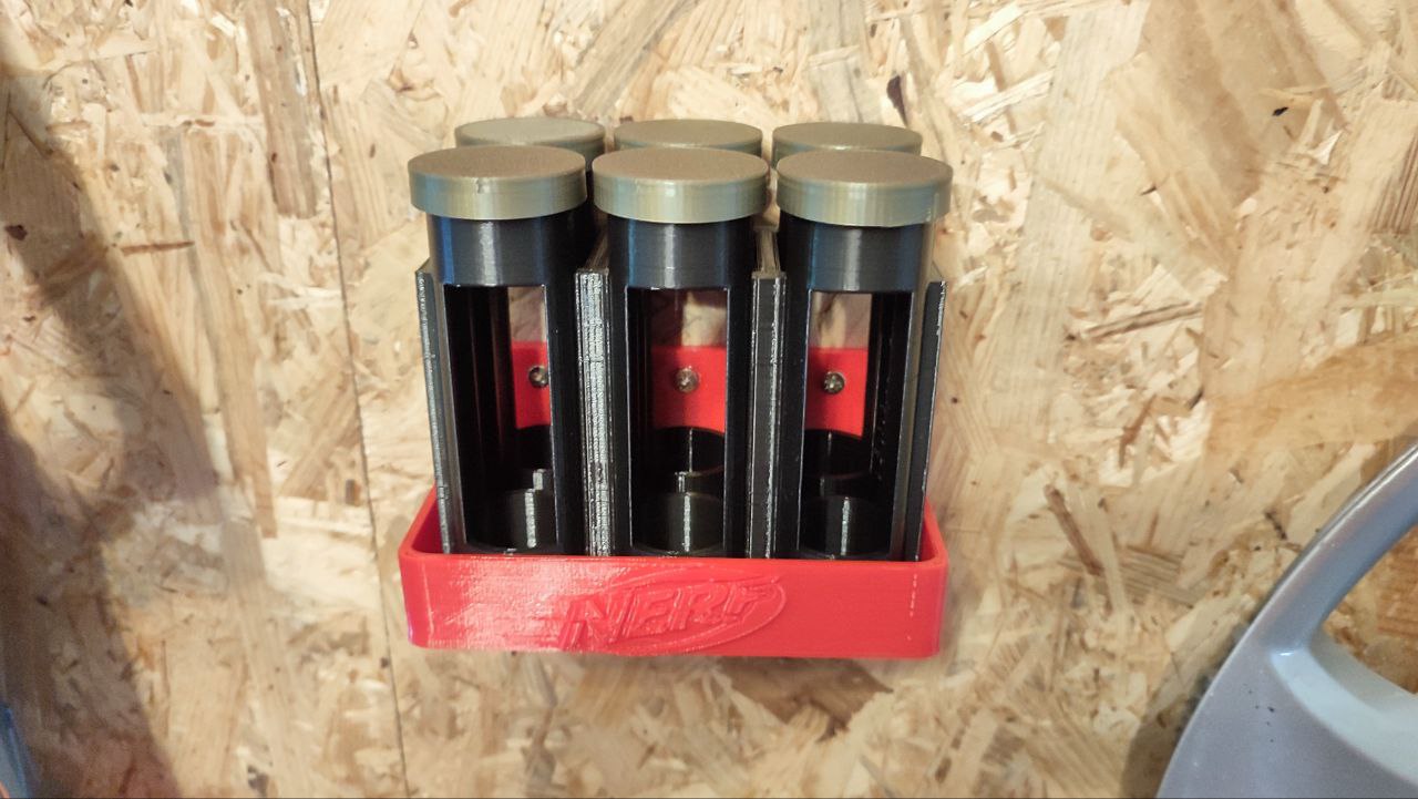 NERF Rival Ammunition Holder for Wall Mounting