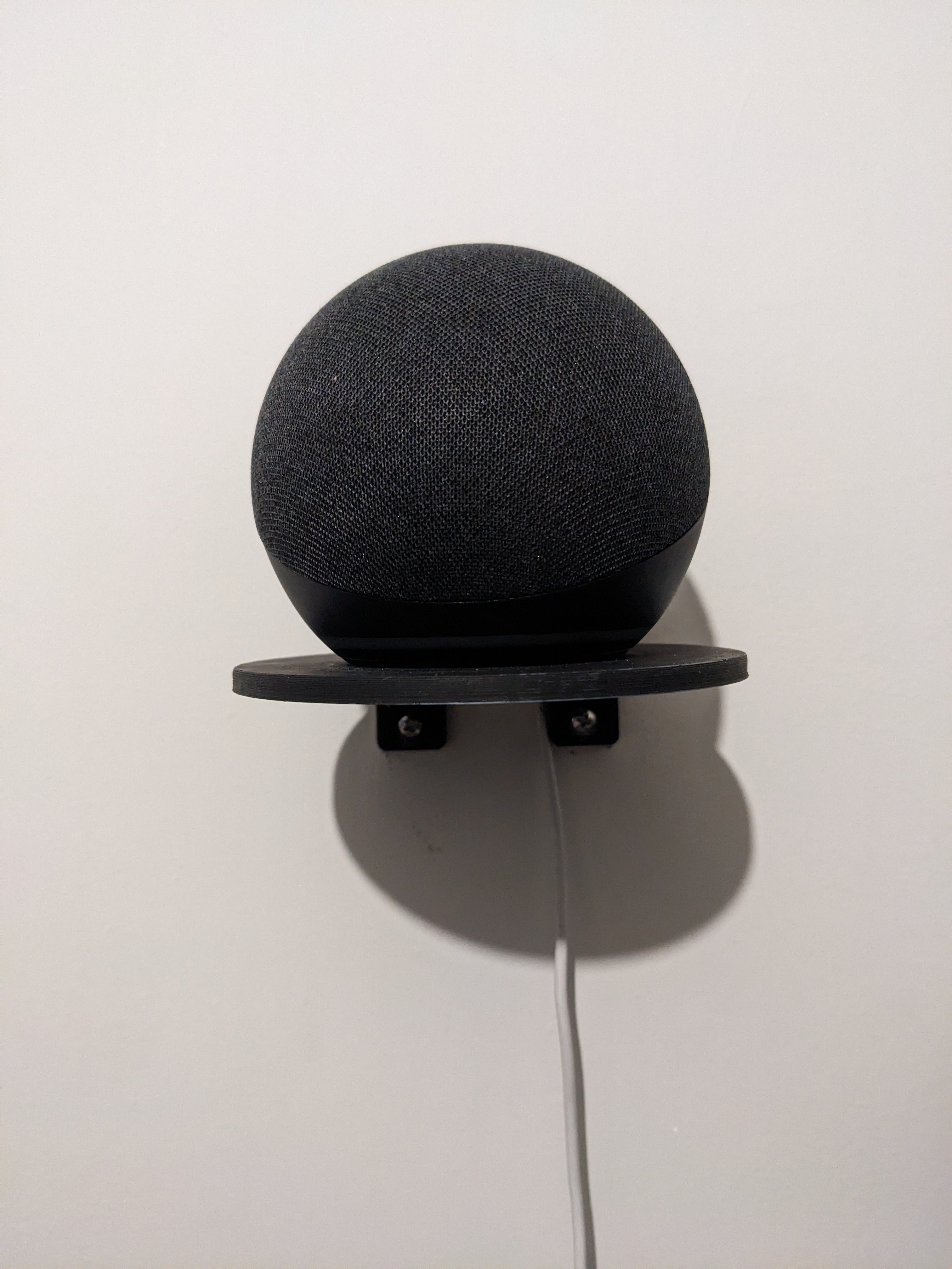 Versatile Wall Shelf with Integrated Cable Management