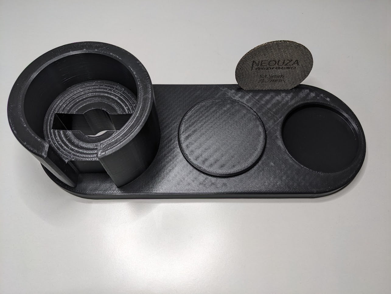 Breville/Sage Espresso Tamping Station with metal mesh filter slot