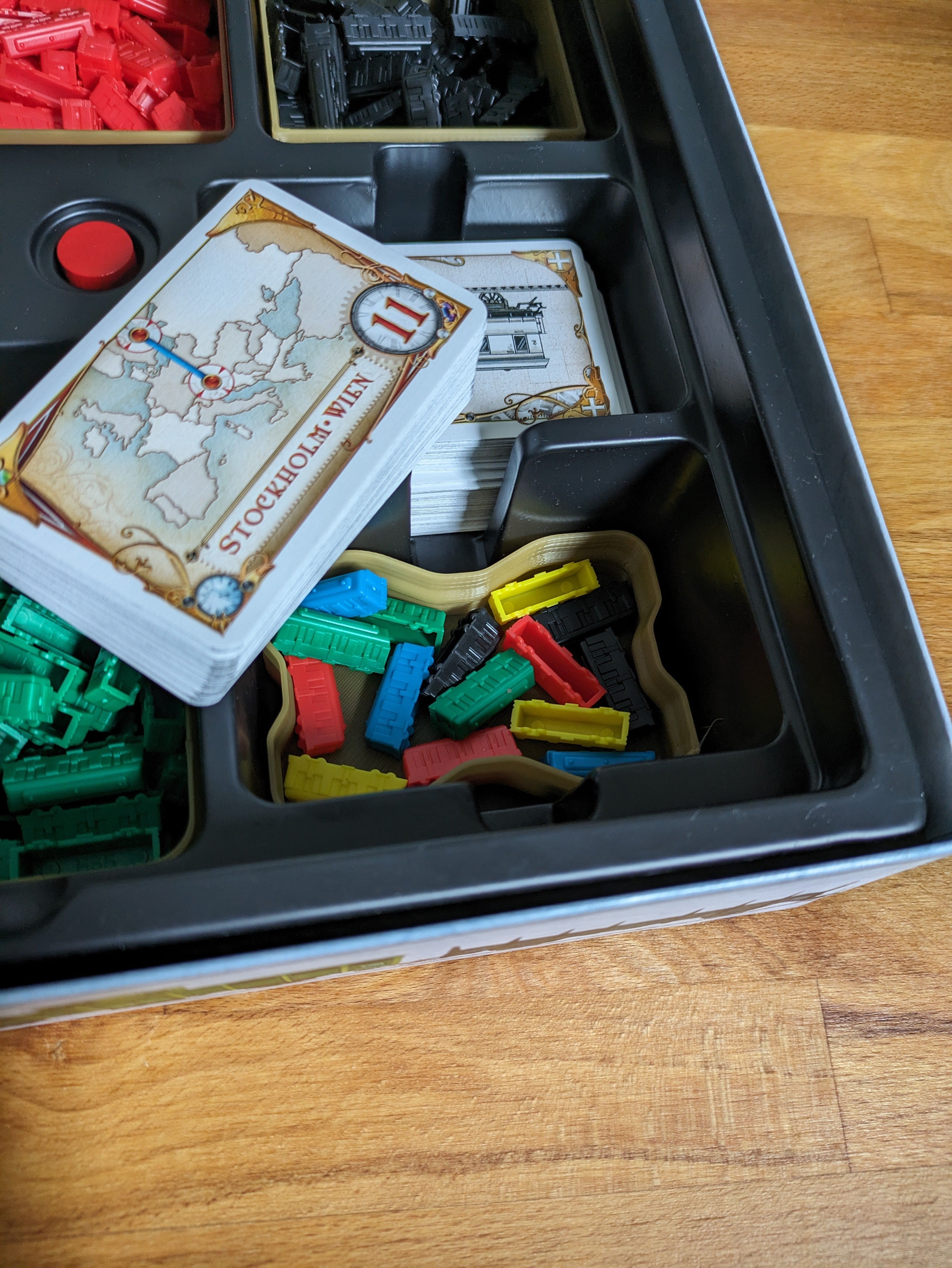 Ticket To Ride / Zug um Zug Europe Card Organiser