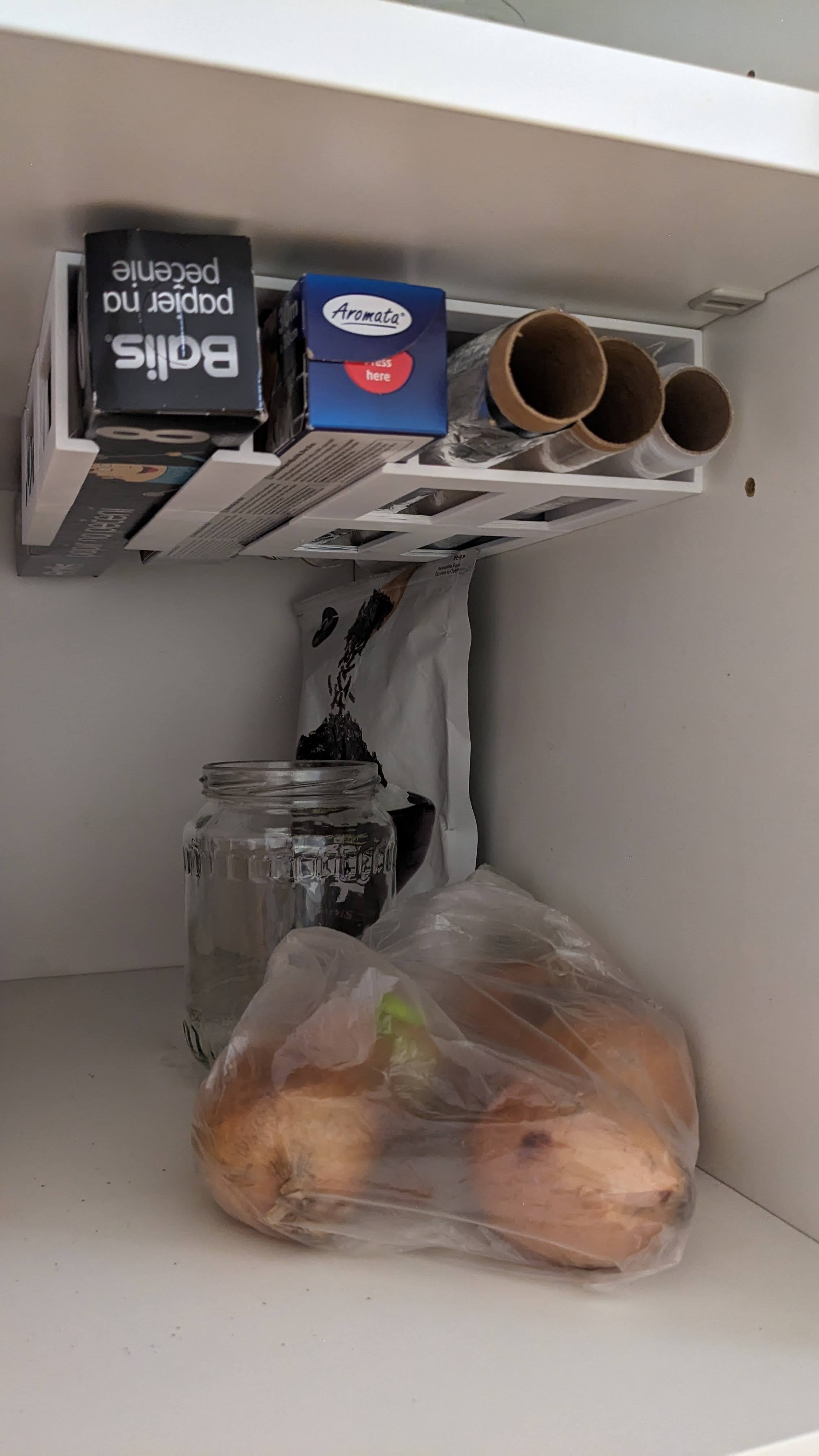 Kitchen foil holder for Space-saving Storage