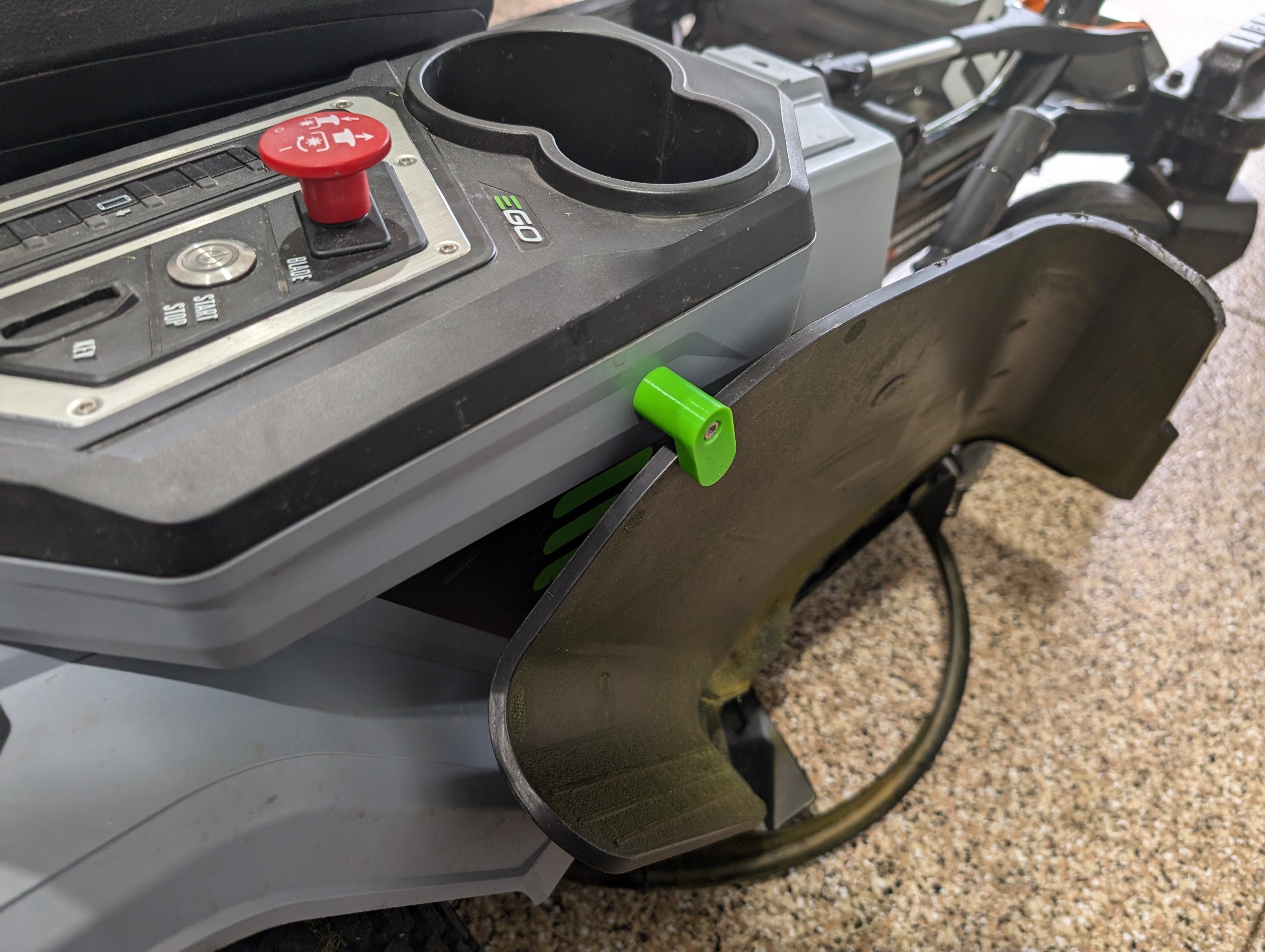 EGO Lawn Mower Side Discharge Lock